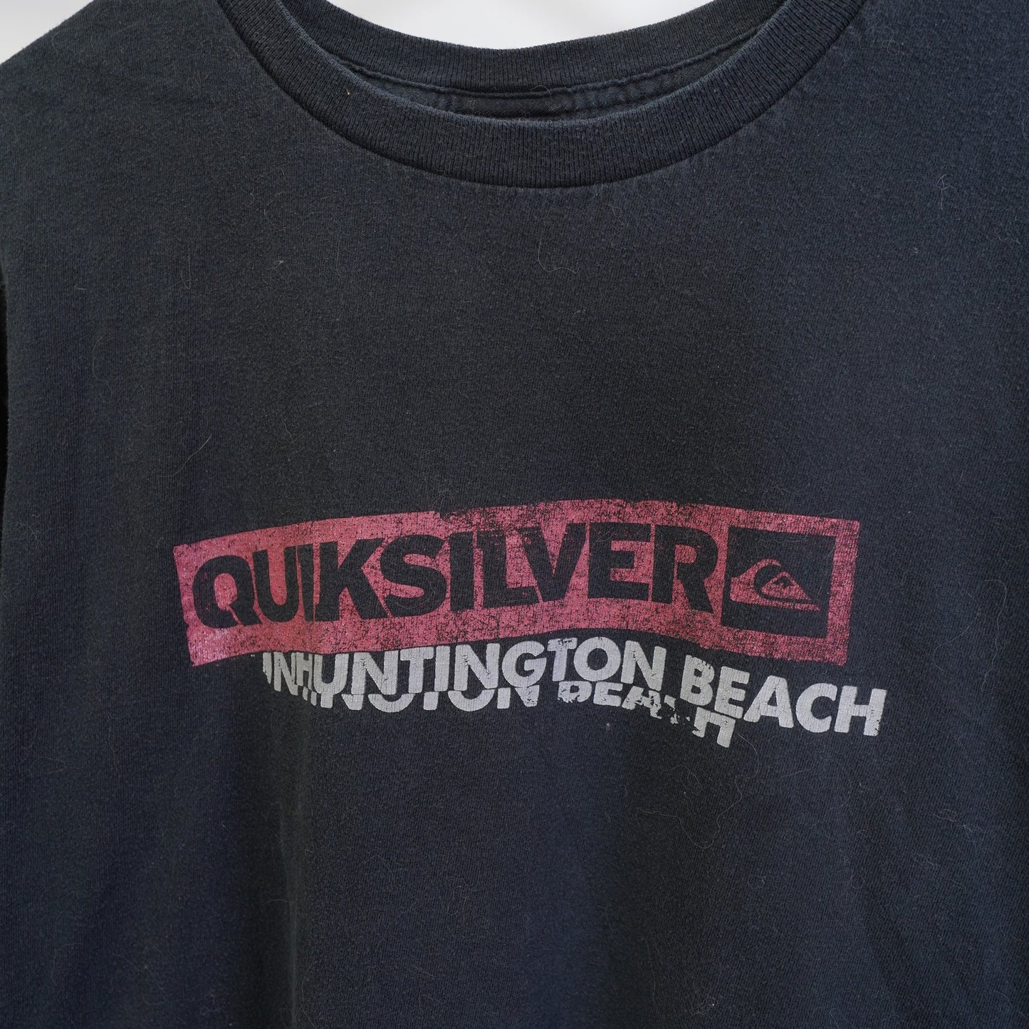 (XL) Vintage Quicksilver Y2K Skate & Surf T-Shirt Men's XL Black 2000s Retro