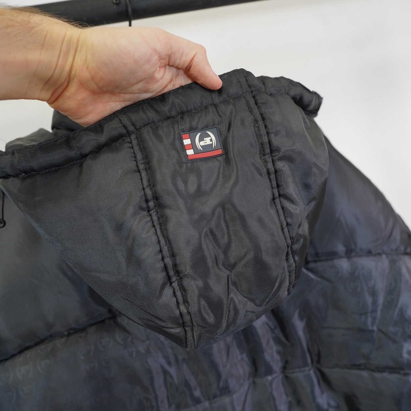 (M) Phat Farm Classics Puffer Jacket Heavy Winter Parka Coat Hip Hop Y2K