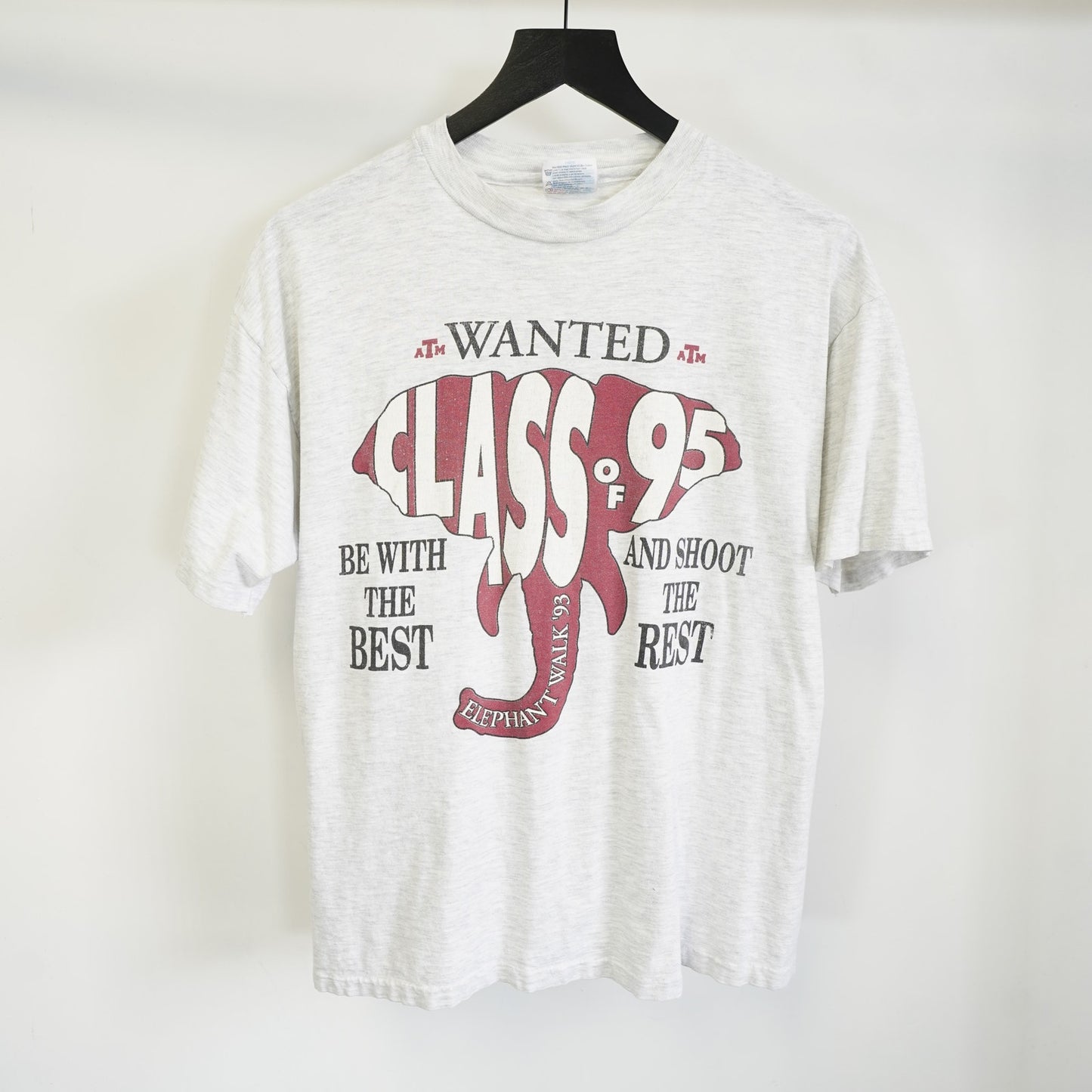 Vintage Texas A&M Aggies 90s Alabama Shoot Out Men's L Heather Gray ATM Football