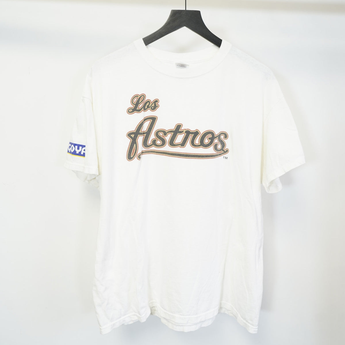 (XL) Vintage Houston Los Astros Y2K Promo Baseball T-Shirt Men's XL 2000s White