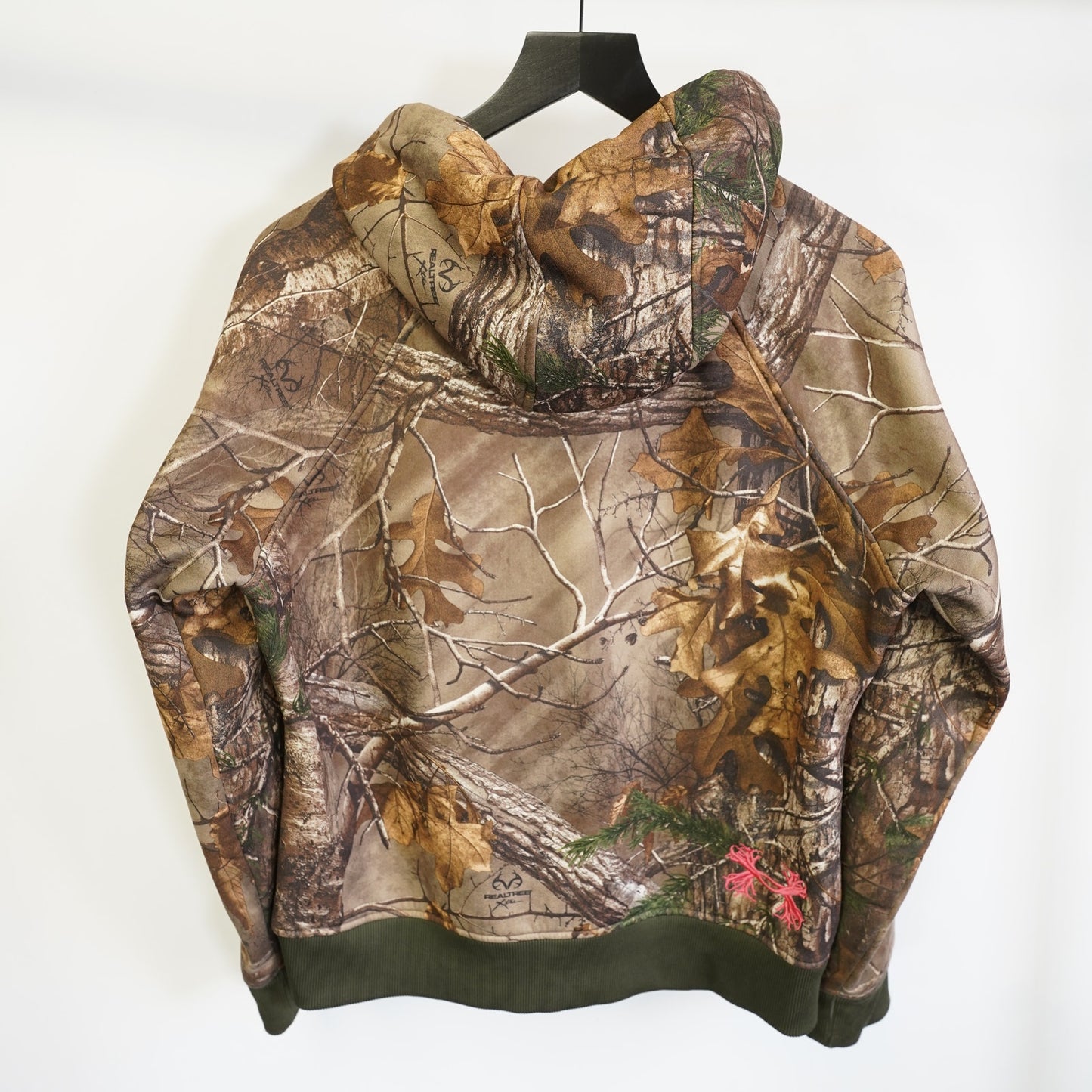 (Women's M) Under Armour Woodland Camo Hoodie Size Medium Full Zip Fleece Hunting