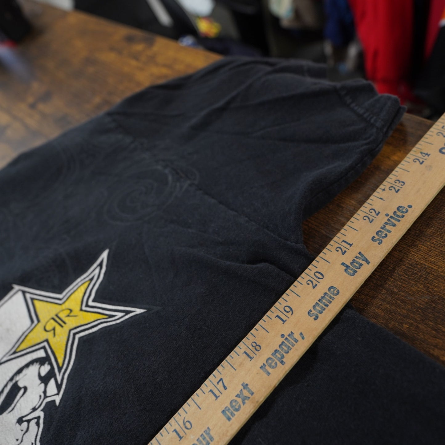 (L) Metal Mulisha x Rockstar Y2K Motocross T-Shirt Men's L Black 2000s Skater Biker