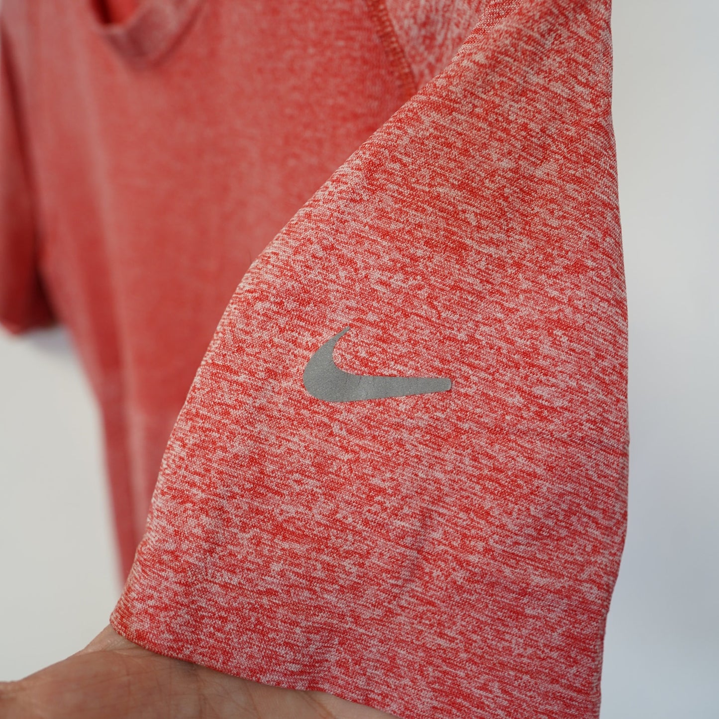 (M) Nike Running Dri-FIT Running T-Shirt Men's M Bright Crimson Breathable