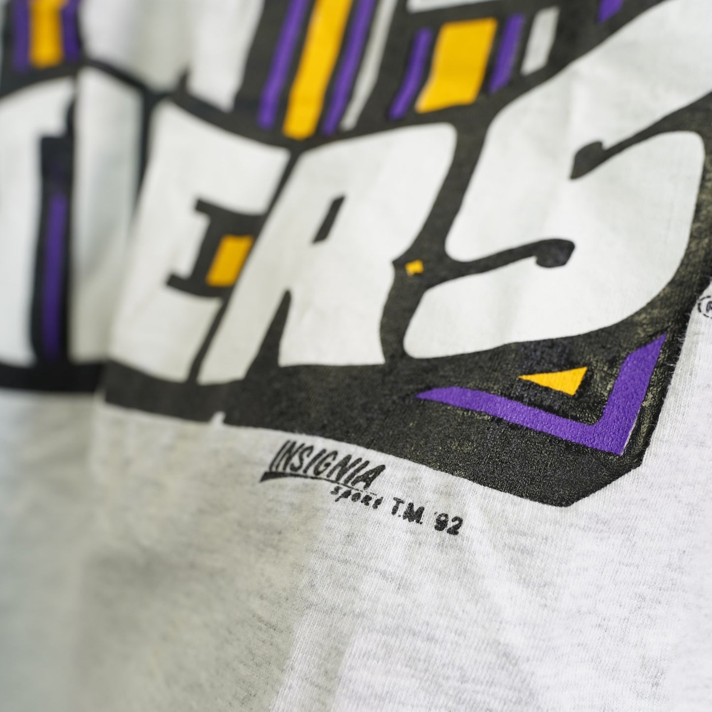 (L) Vintage LSU Tigers Single Stitch 90s T-Shirt Men's L Gray Big Logo