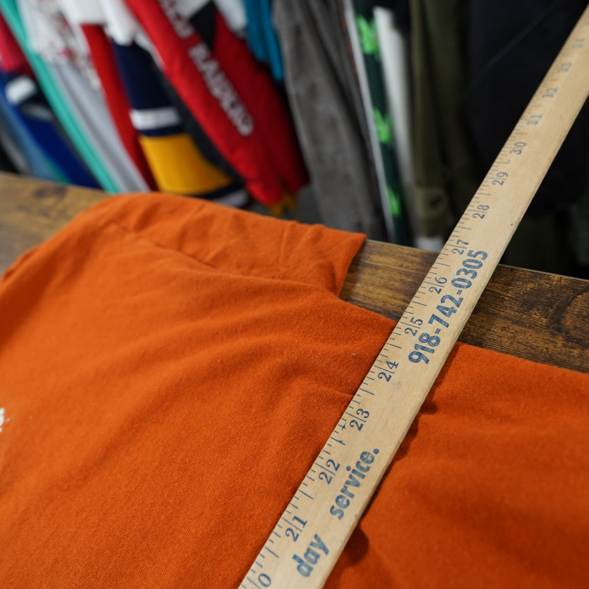 (XXL) Vintage Texas Longhorns Embroidered T-Shirt Men's XXL Russell Athletic Orange