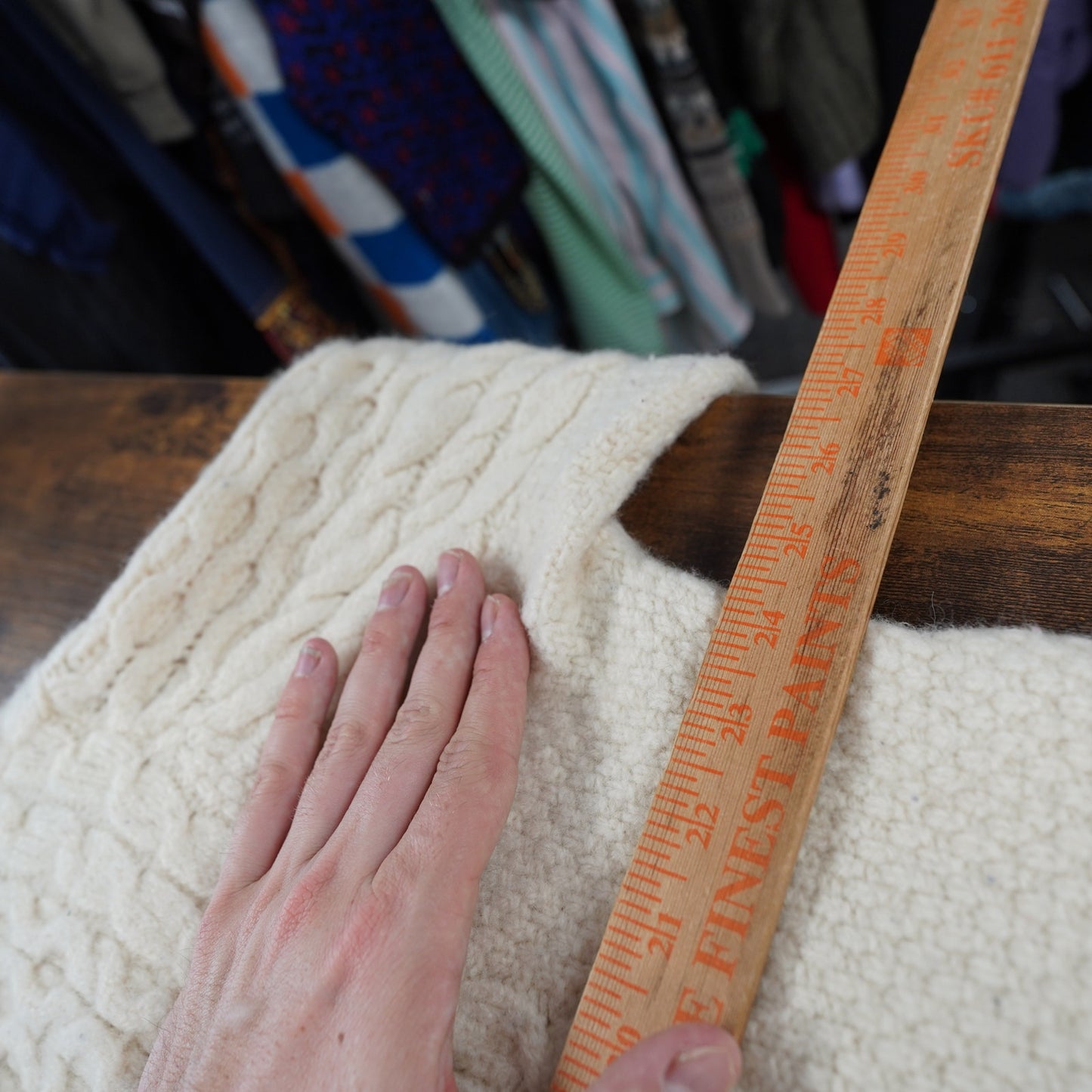 (Women's XXL) Vintage Aran Crafts Cardigan Sweater Cream Wool Fisherman Ireland Women's XXL