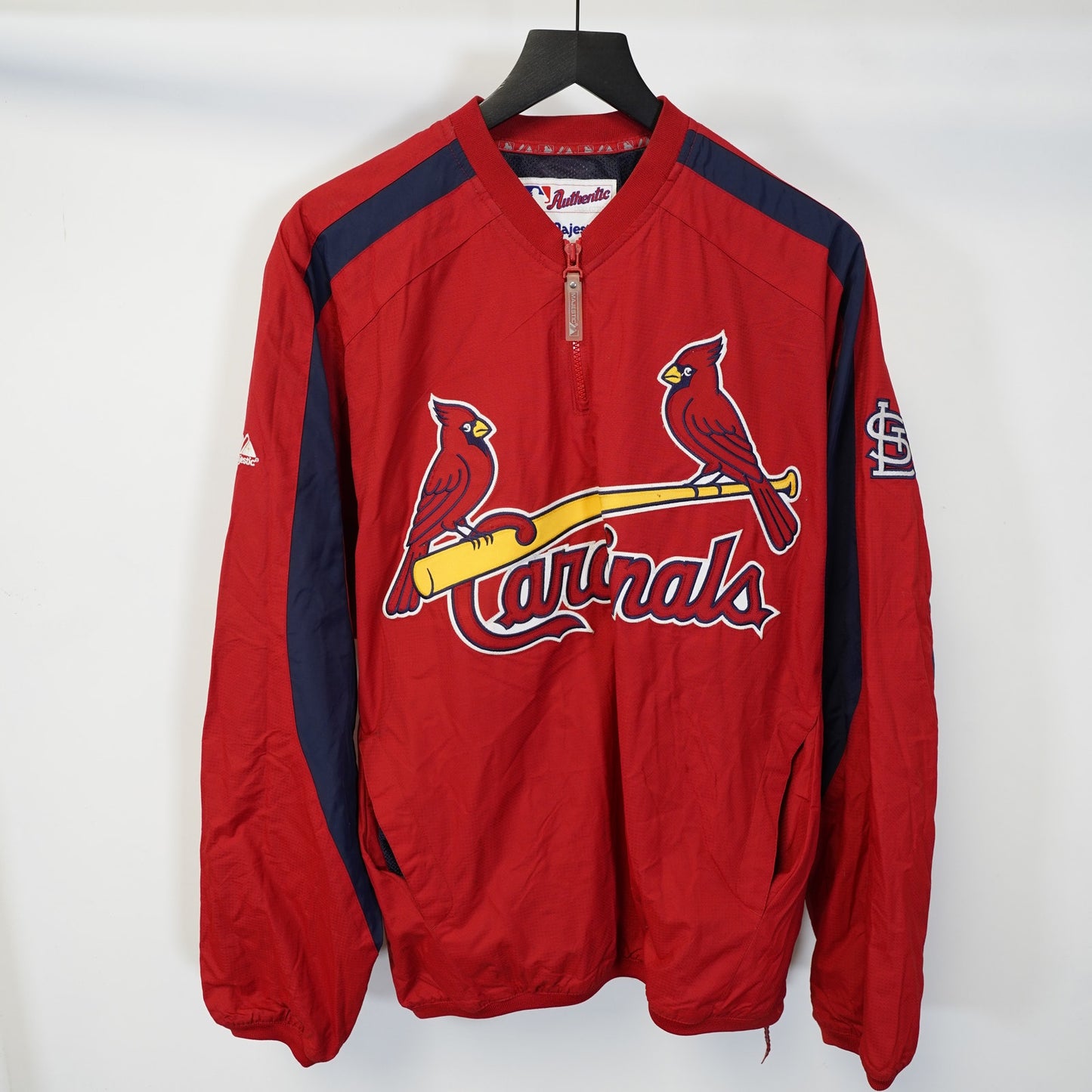 (M) Vintage St. Louis Cardinals Majestic Embroidered Jacket Men's M Red Sewn MLB