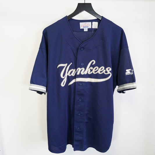 (2XL) Vintage New York Yankees Starter Baseball Jersey #24 Tino Martinez Men's 2XL MLB