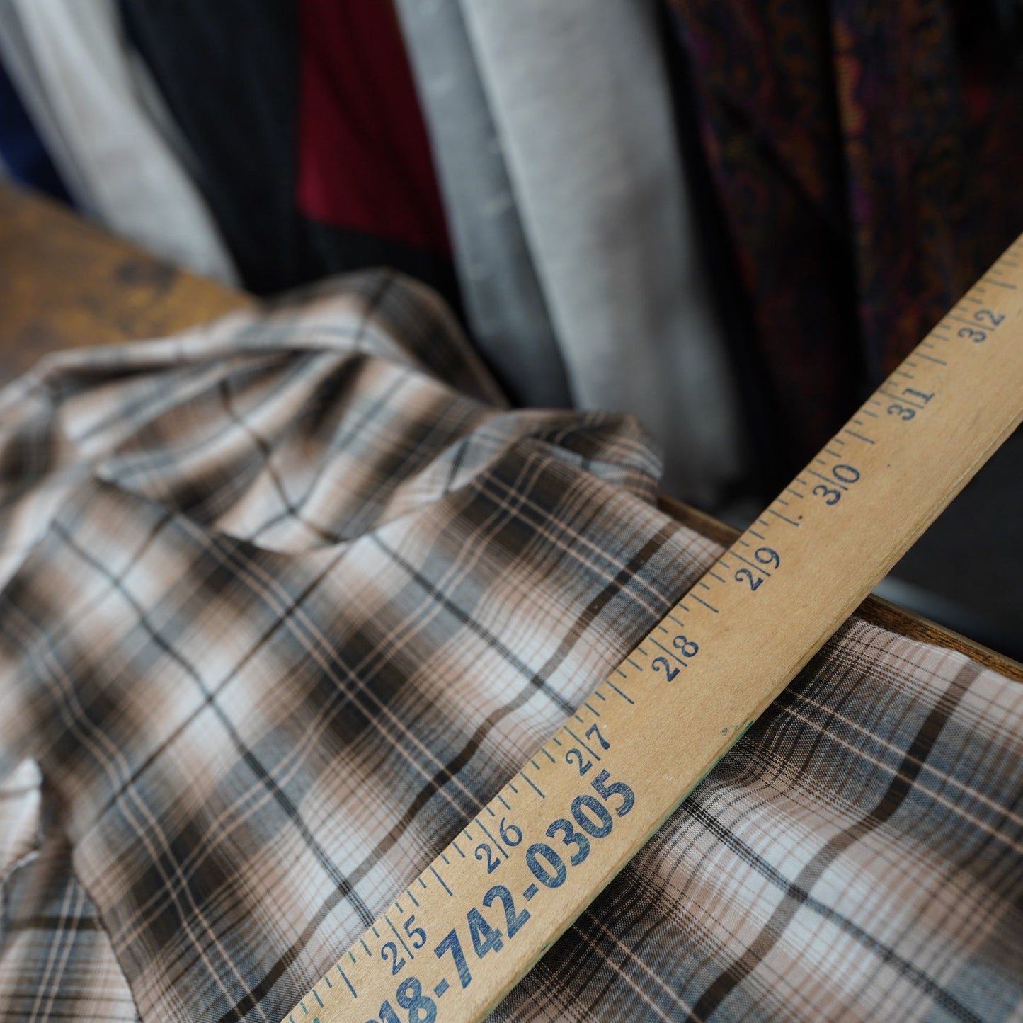 (3XLT) Vintage Ely Cattleman Western Pearl Snap Button Up Mens 3XLT Brown Plaid Big Man