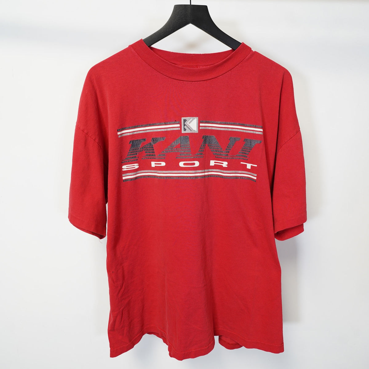 (XXL) Vintage Karl Kani Sport Y2K Streetwear T-Shirt Men's XXL Red 2000s Hip Hop