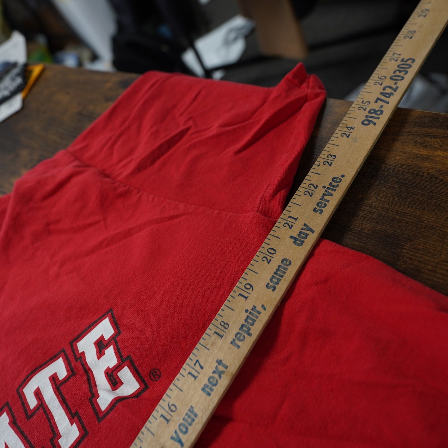 (L) Vintage NC State Wolfpack Steve & Barry's T-Shirt Men's L Red North Carolina