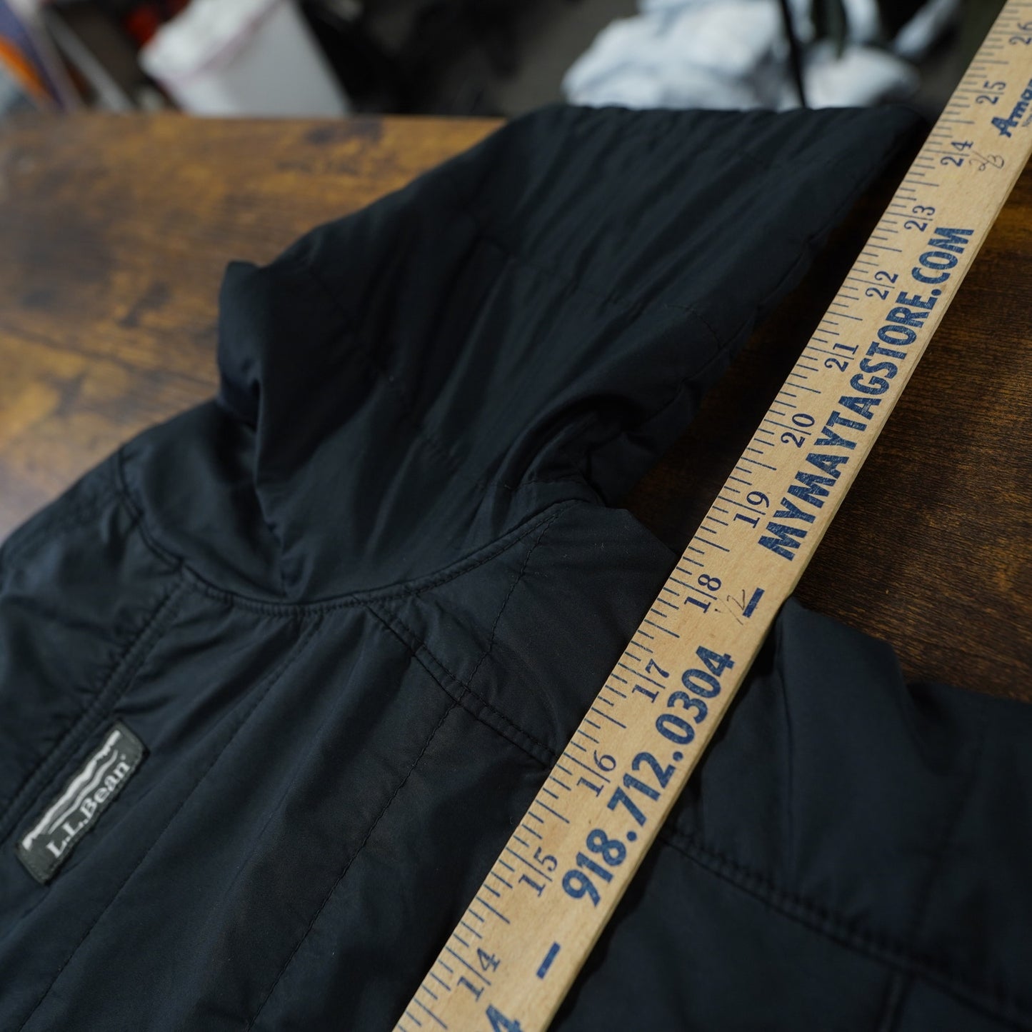 (Women's XS) L.L. Bean Quilted Insulated Puffer Jacket Full Zip Women's Size XS Black Gorpcore