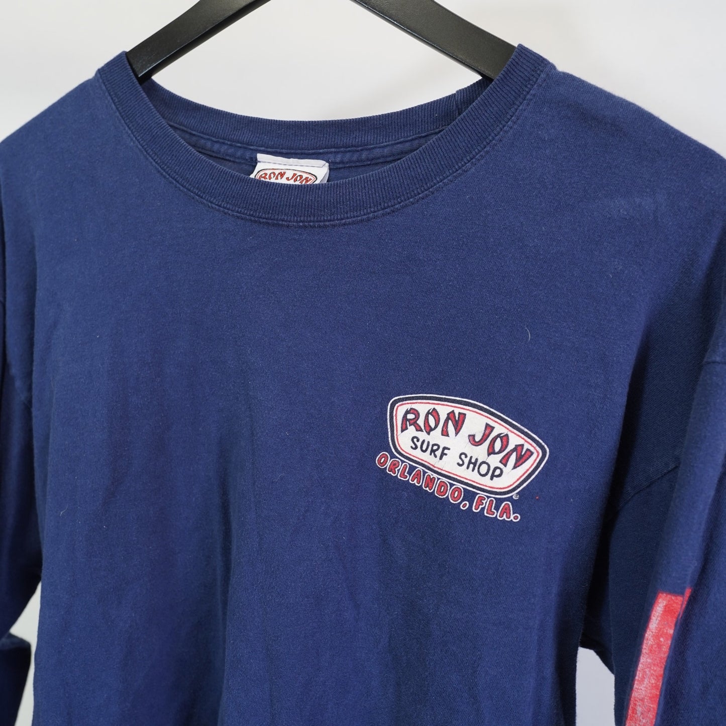 (L) Vintage Ron Jon Surf Shop Y2K Skate Long Sleeve T-Shirt Men's L 2000s Blue Retro