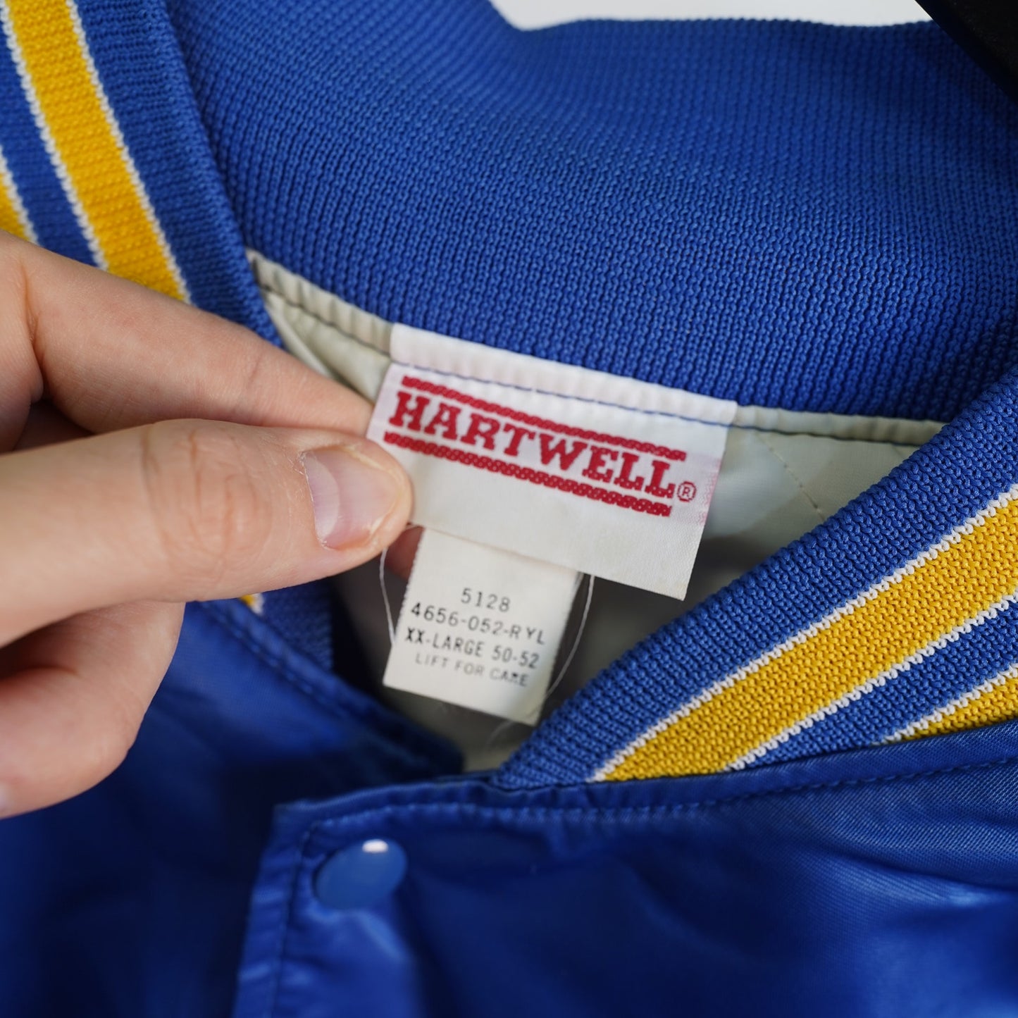 (XXL) Vintage Daytona 500 90s Nascar Satin Jacket Men's XXL Blue 1995 Retro Racing