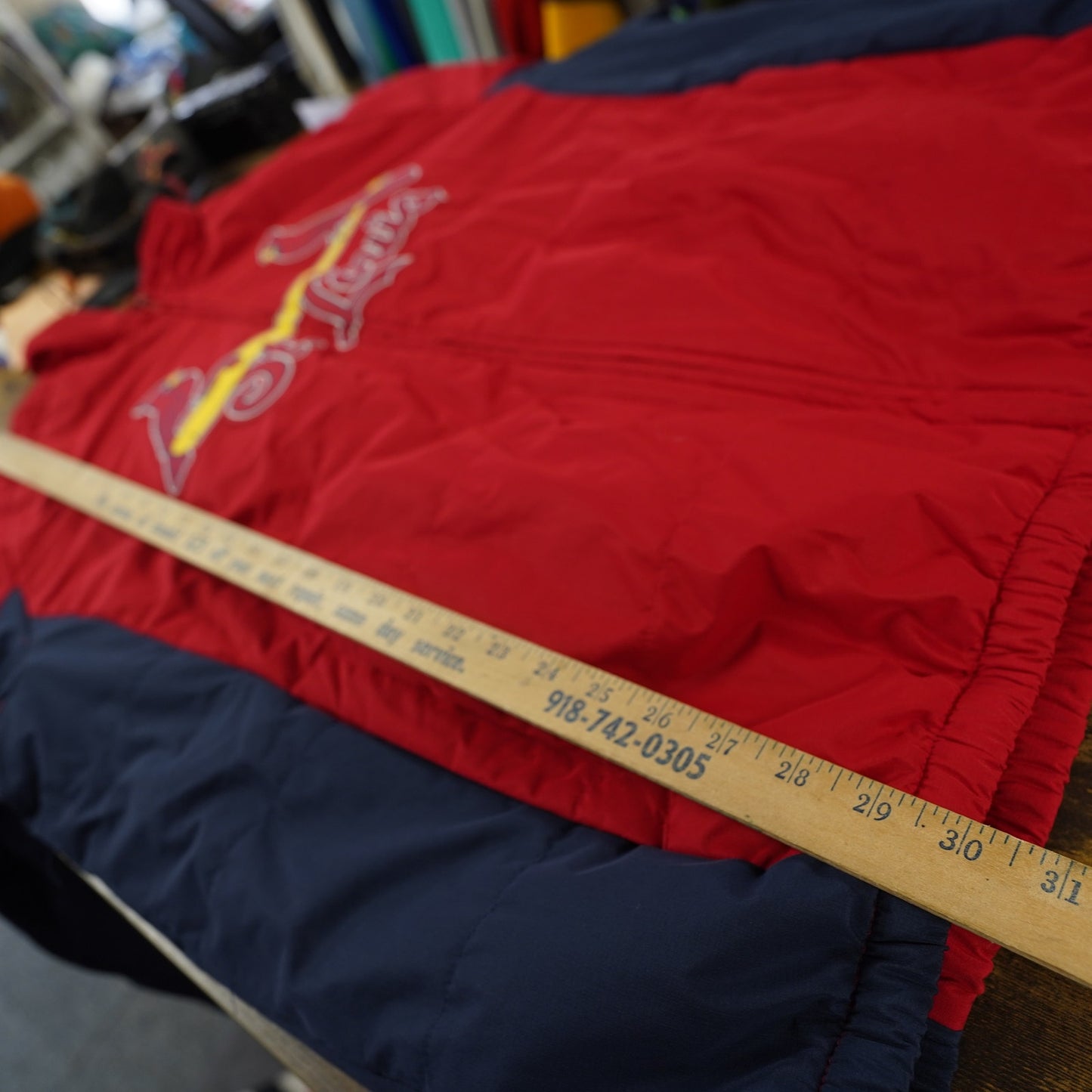 (XXL) Vintage St. Louis Cardinals Majestic Stitched Full Zip Jacket Men's 2XL Red Y2K