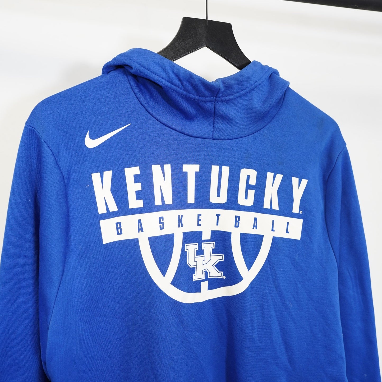 (L) University of Kentucky Wildcats Nike Elite Basketball Hoodie Men's L Blue