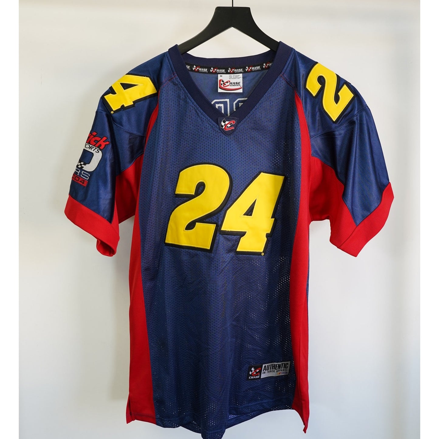 (M) Jeff Gordon Chase Authentic Nascar Sewn Jersey Men's M Blue Y2K Racing Shirt