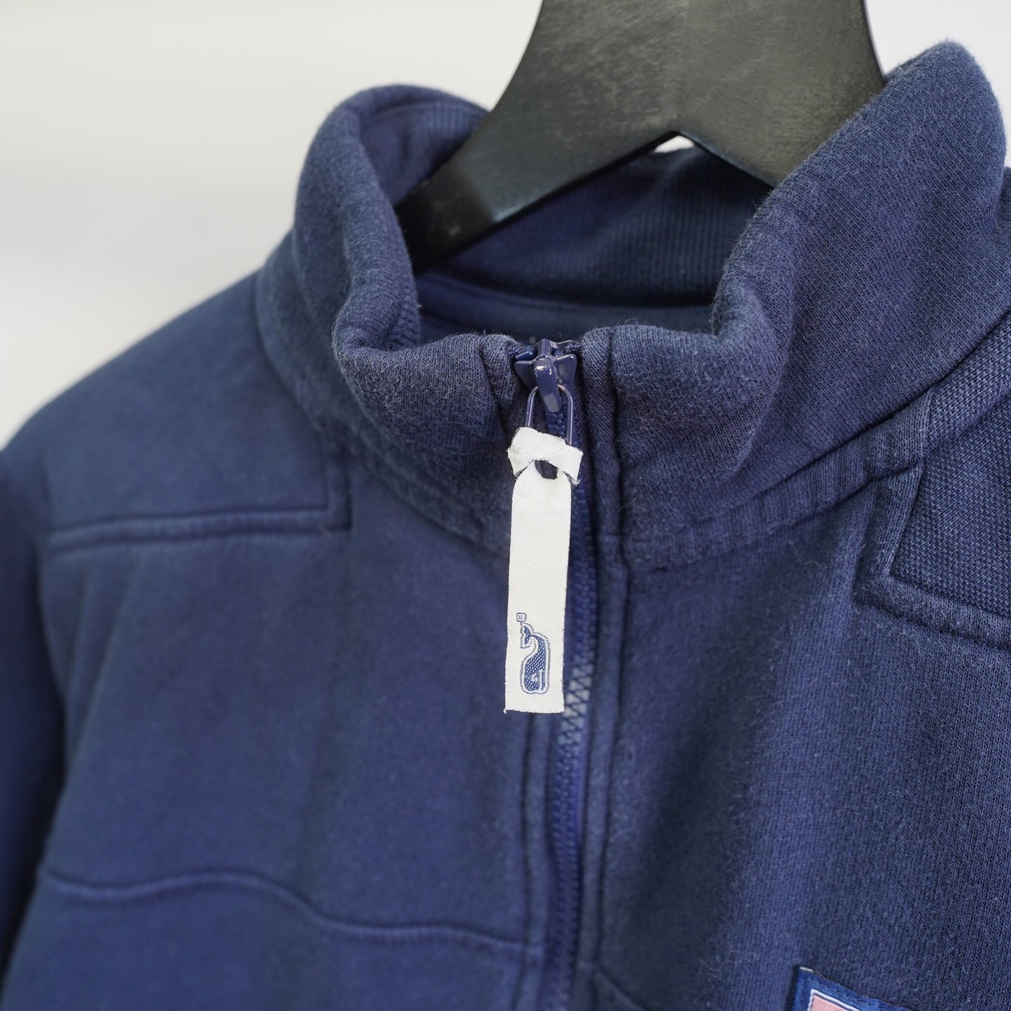 (M) Vineyard Vines Shep Shirt 1/4 Zip Pullover Sweater Navy Blue Men's M Preppy