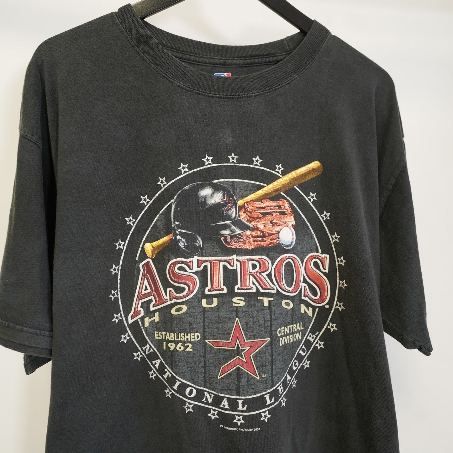 (XL) Vintage Houston Astors 2000s MLB T-Shirt Men's XL Black Y2K Baseball Retro