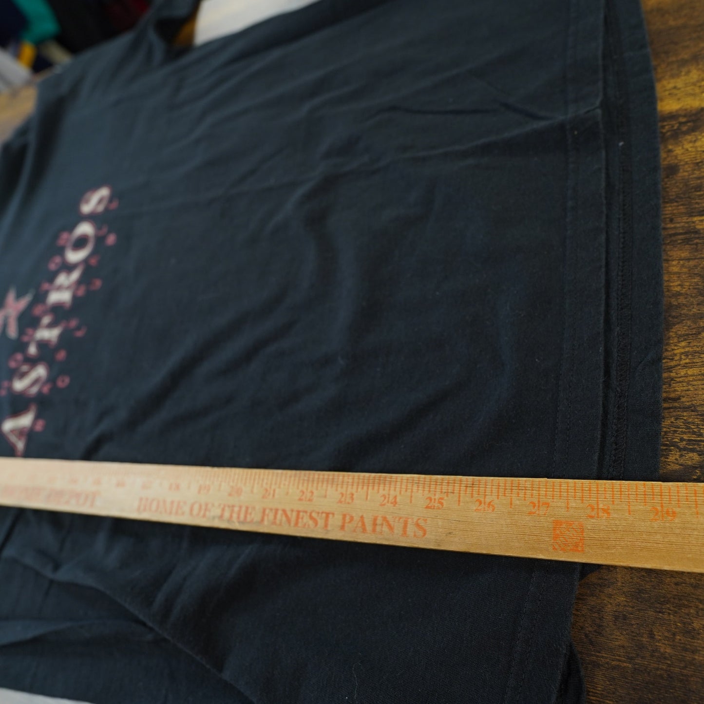 (XL) Vintage Houston Astros Y2K Big Logo Baseball T-Shirt Men's XL Black 2000s H-Town