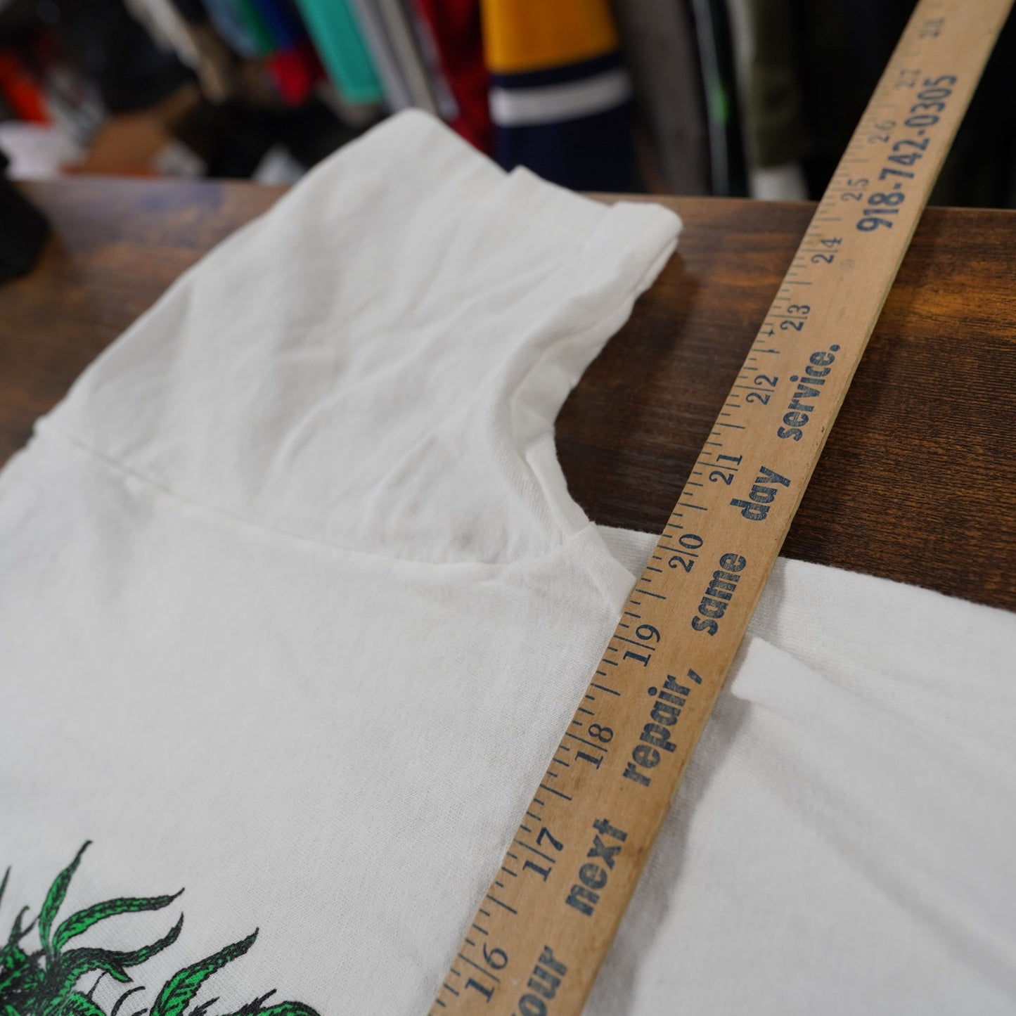 (L) Vintage Pakalolo Hawaiian Weed Cannabis Hemp Marijuana T-Shirt Mens L White Drug