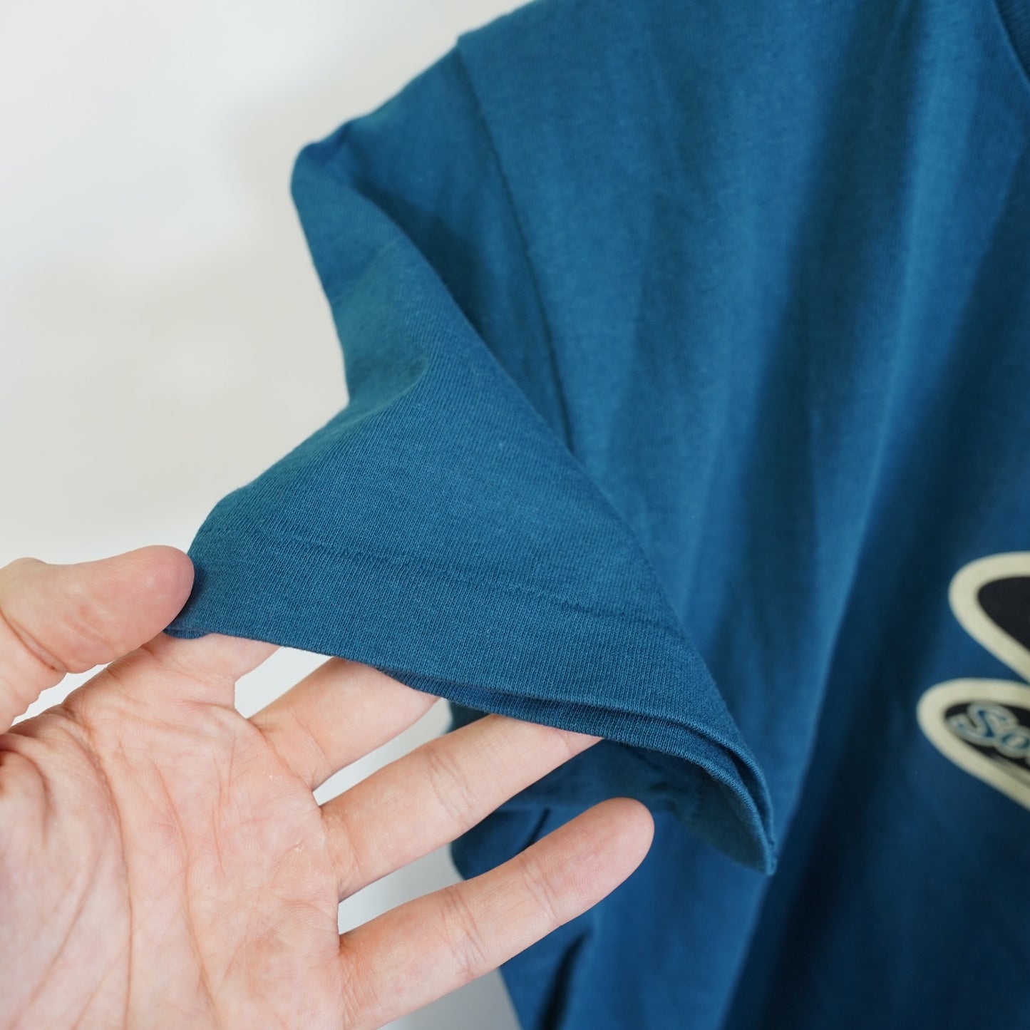 (M) Vintage Soul Skate & Surf Single Stitch Jesus T-Shirt Men's M Blue 90s Y2K God