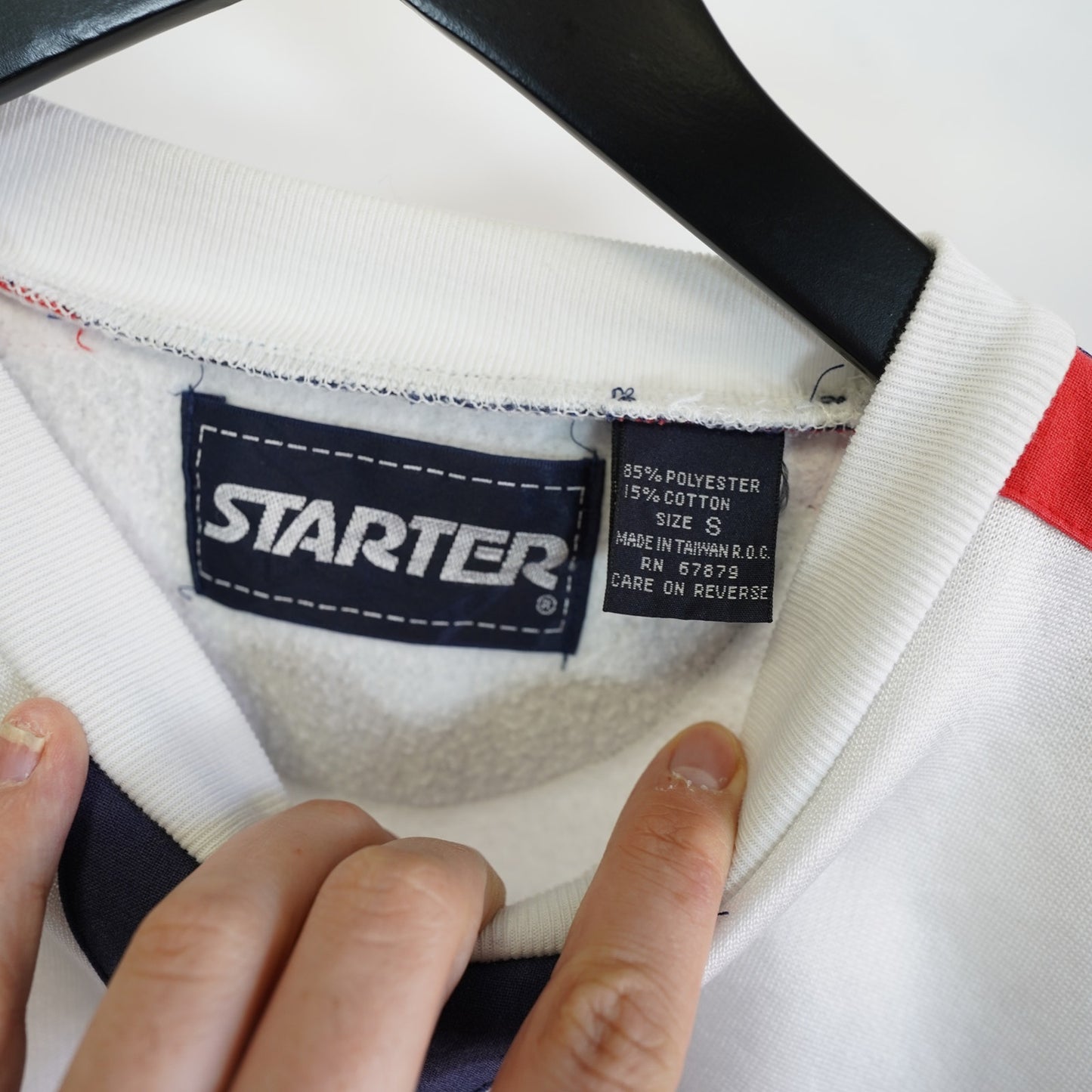 (M) Vintage St. Louis Cardinals Starter Embroidered Sweatshirt Men's S-M White