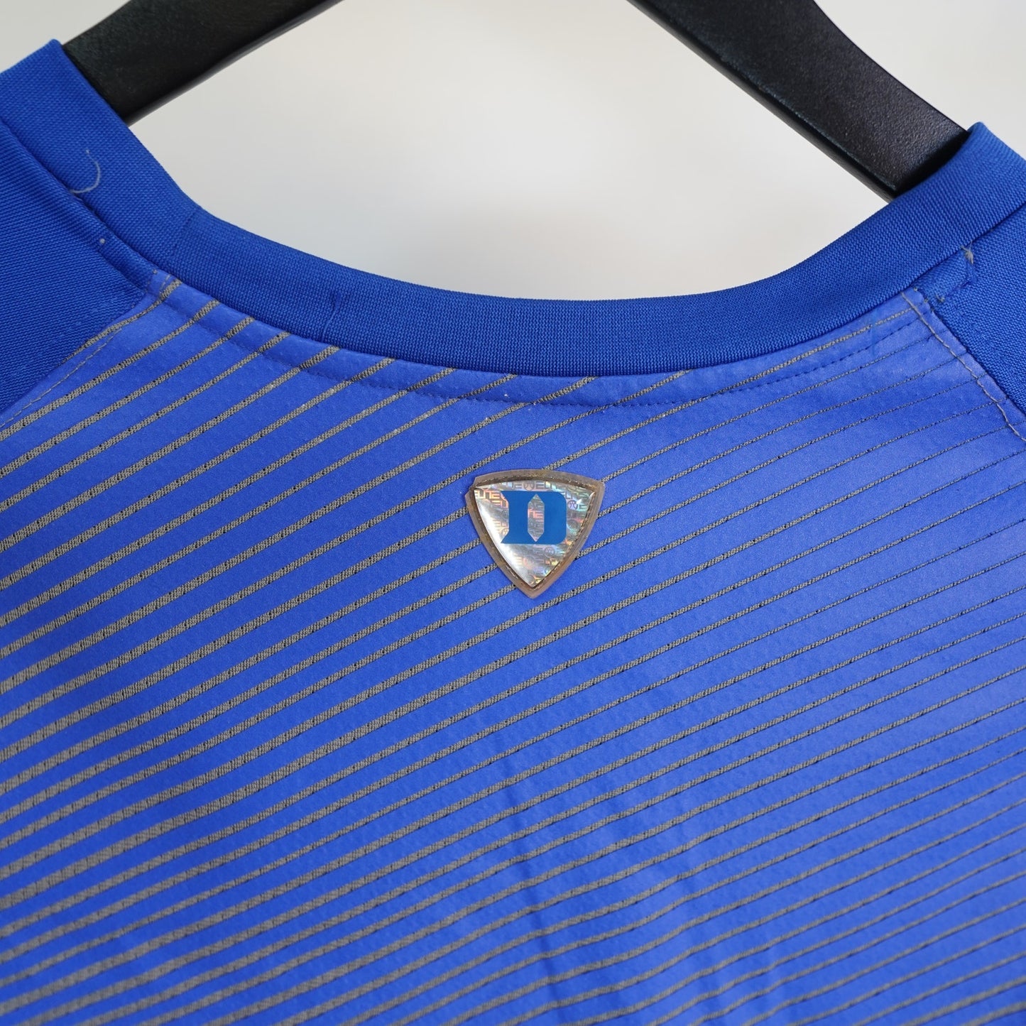 (M) Duke Blue Devils Nike Elite Basketball Dri-Fit T-Shirt Men's M Blue Longsleeve