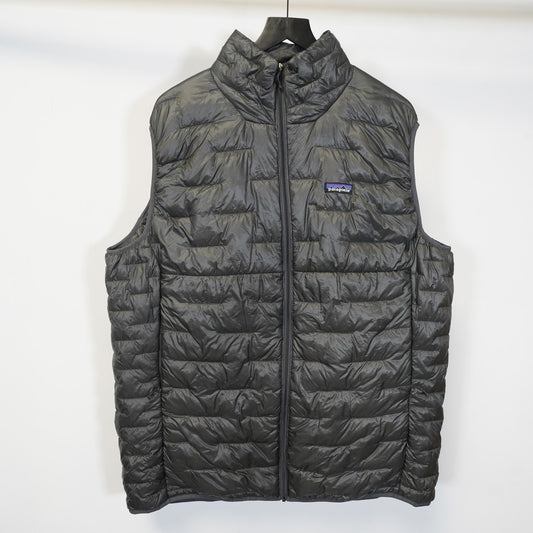 (XXL) Patagonia Micro Puffer Vest Forge Gray Men's XXL Quilted Hiking Gorpcore Outdoor