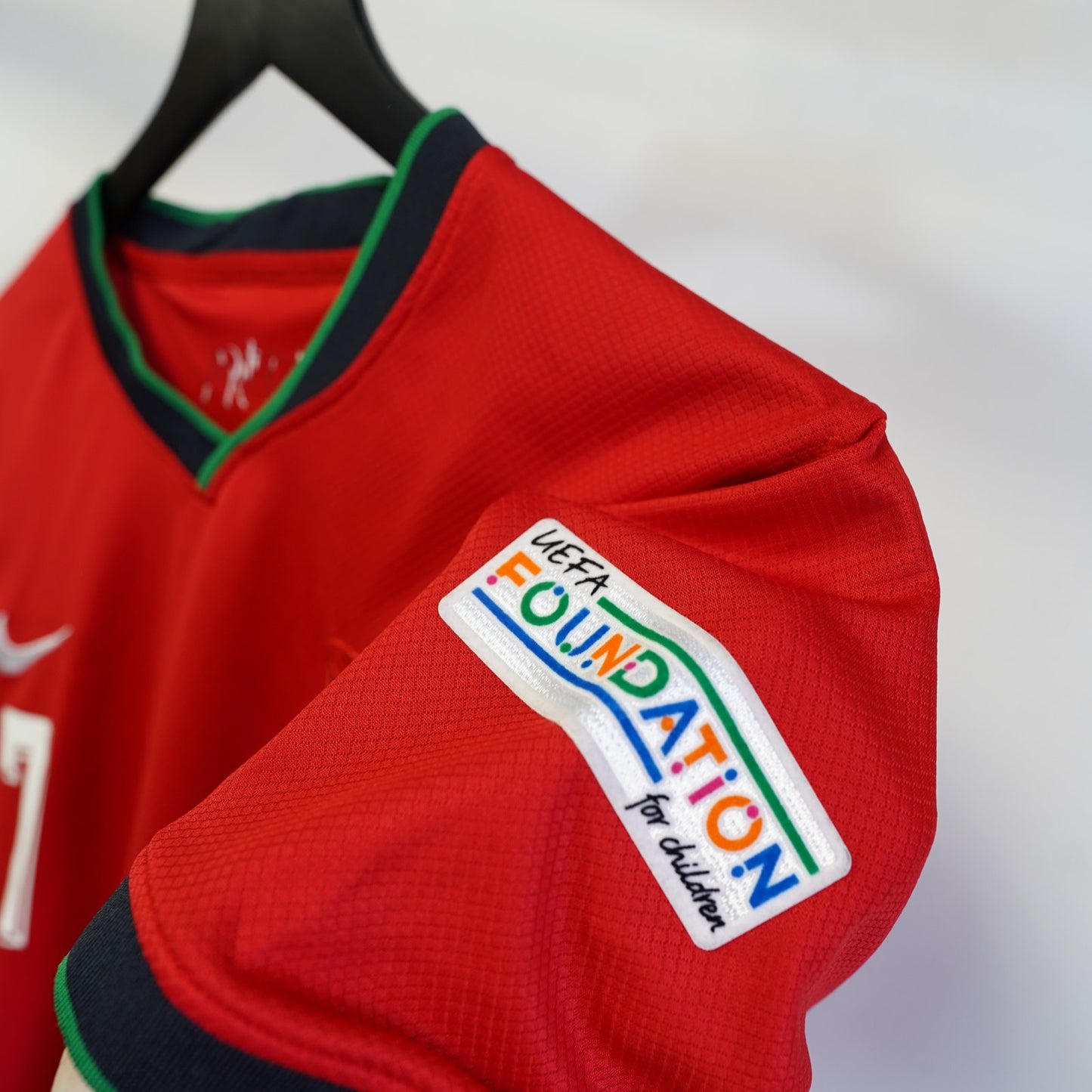 (M) Cristiano Ronaldo Nike Portugal Soccer Jersey Men's M Red Euros Football