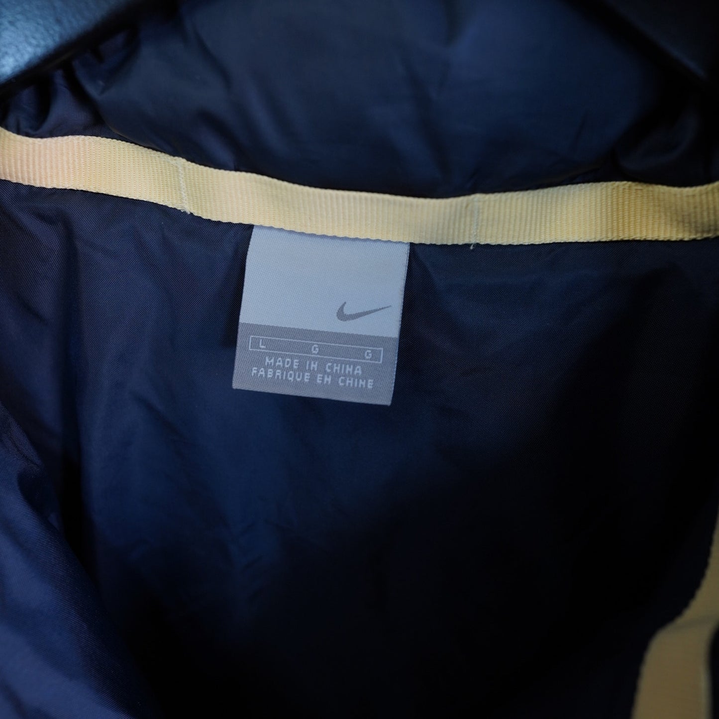 (L) Vintage Nike Tech Down Puffer Jacket Y2K Men's L 2000s Blue