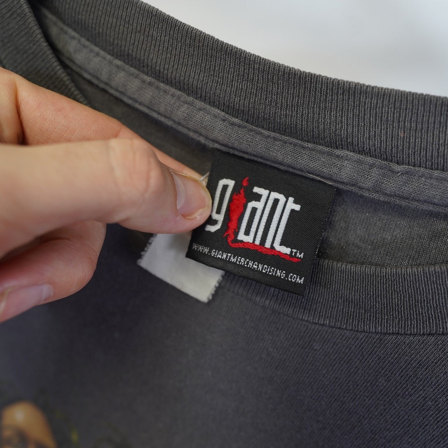 Vintage 1999 Korn Band T-Shirt Giant Gray Men's XL Y2K T-Shirt Cartoon Rock Punk