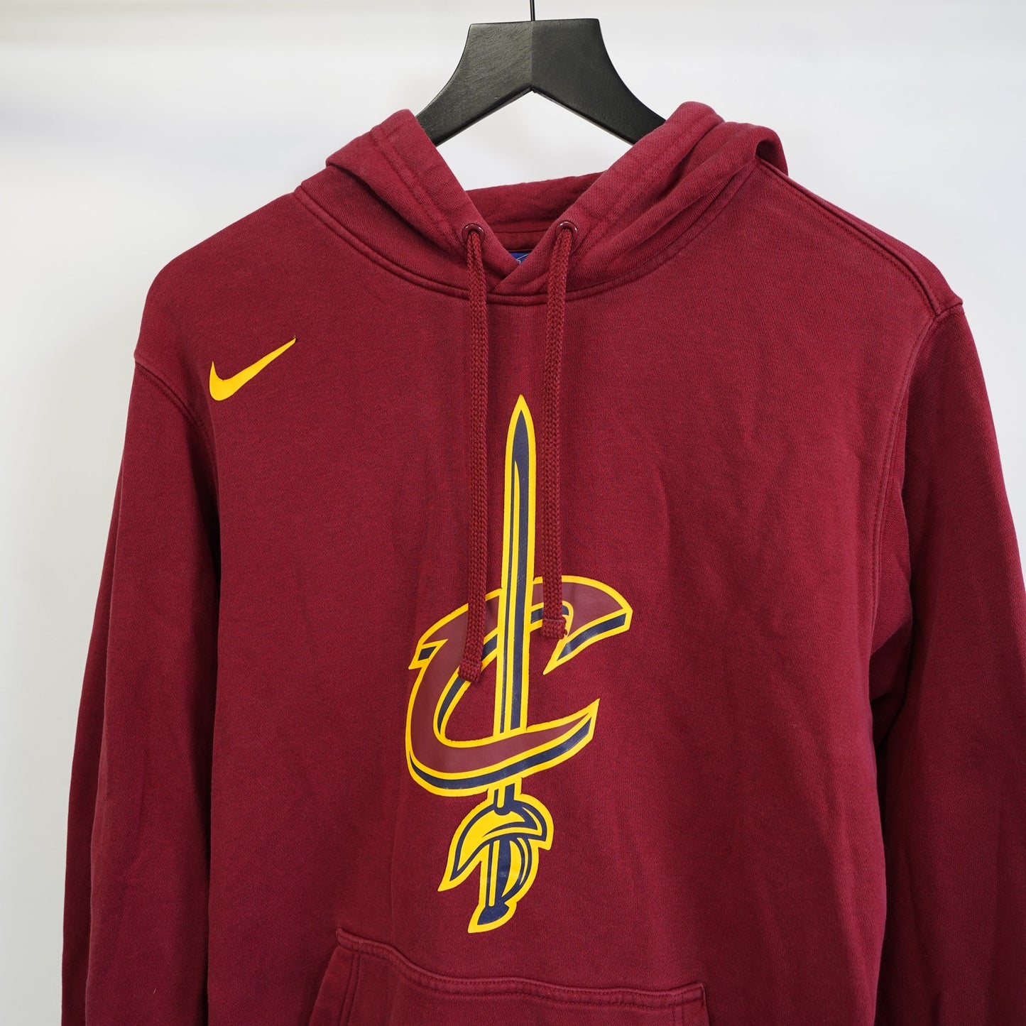 (L) Nike Cleveland Cavaliers Big Logo NBA Hoodie Men's L Maroon