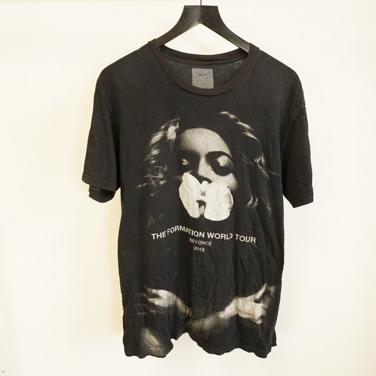 (L) Beyonce The Formation World Tour T-Shirt 2016 Women's L Black Graphic Band