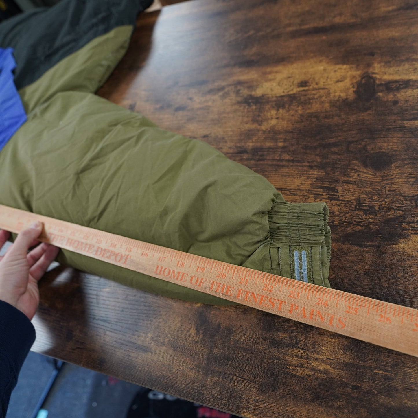 (L) Vintage Triple Fat Goose 90s Down Filled Puffer Ski Jacket Snow Blue