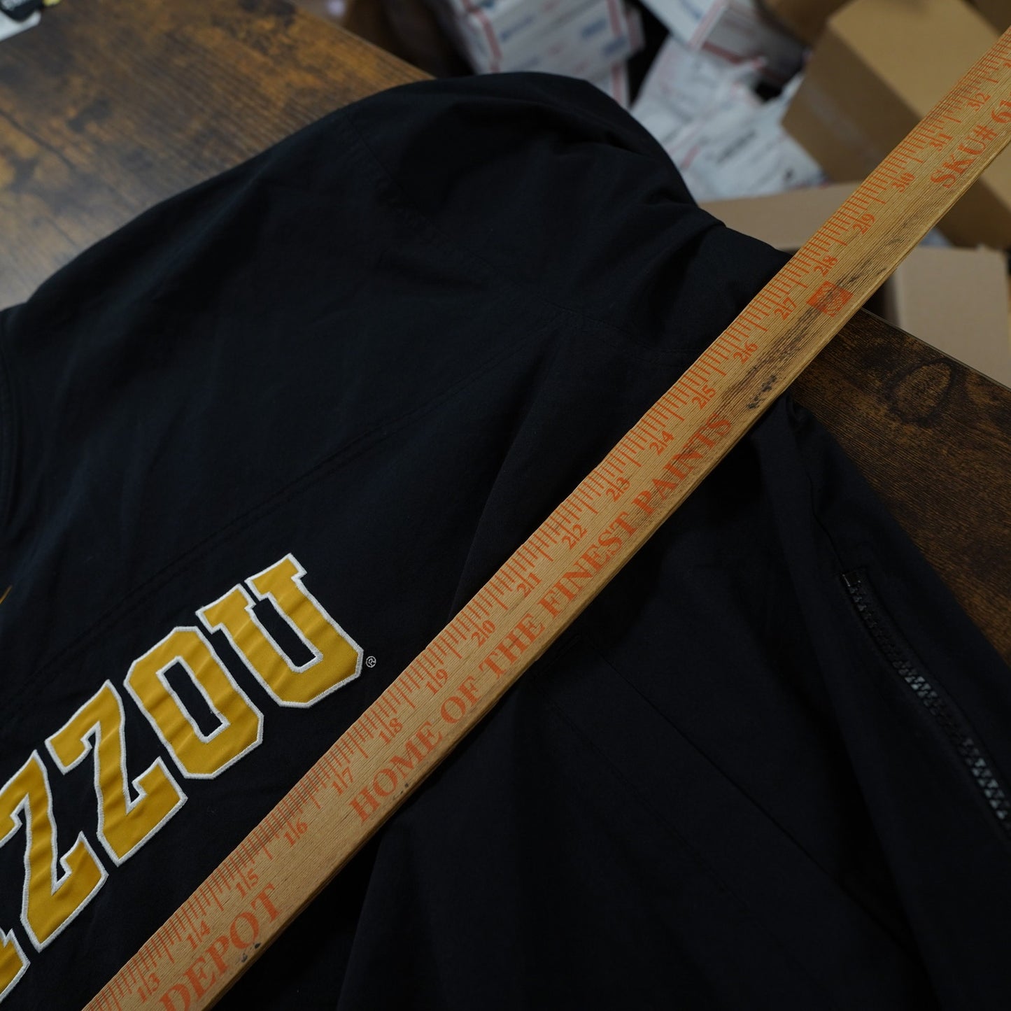 (L) Missouri Tigers Vintage Nike Center Swoosh Pullover Windbreaker Size L Black