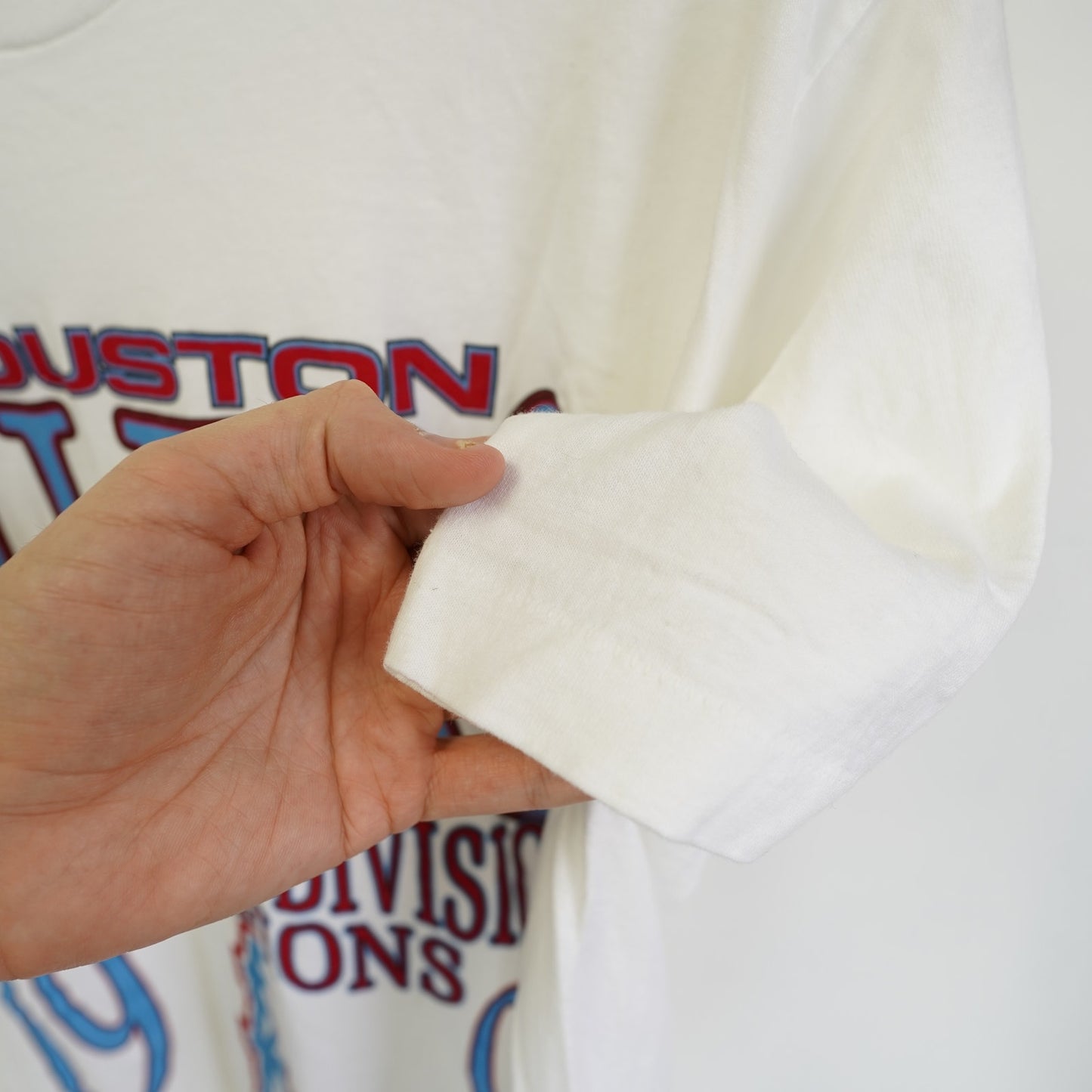 (XL) Vintage 90s Houston Oilers Single Stitch NFL Division Champs T-Shirt