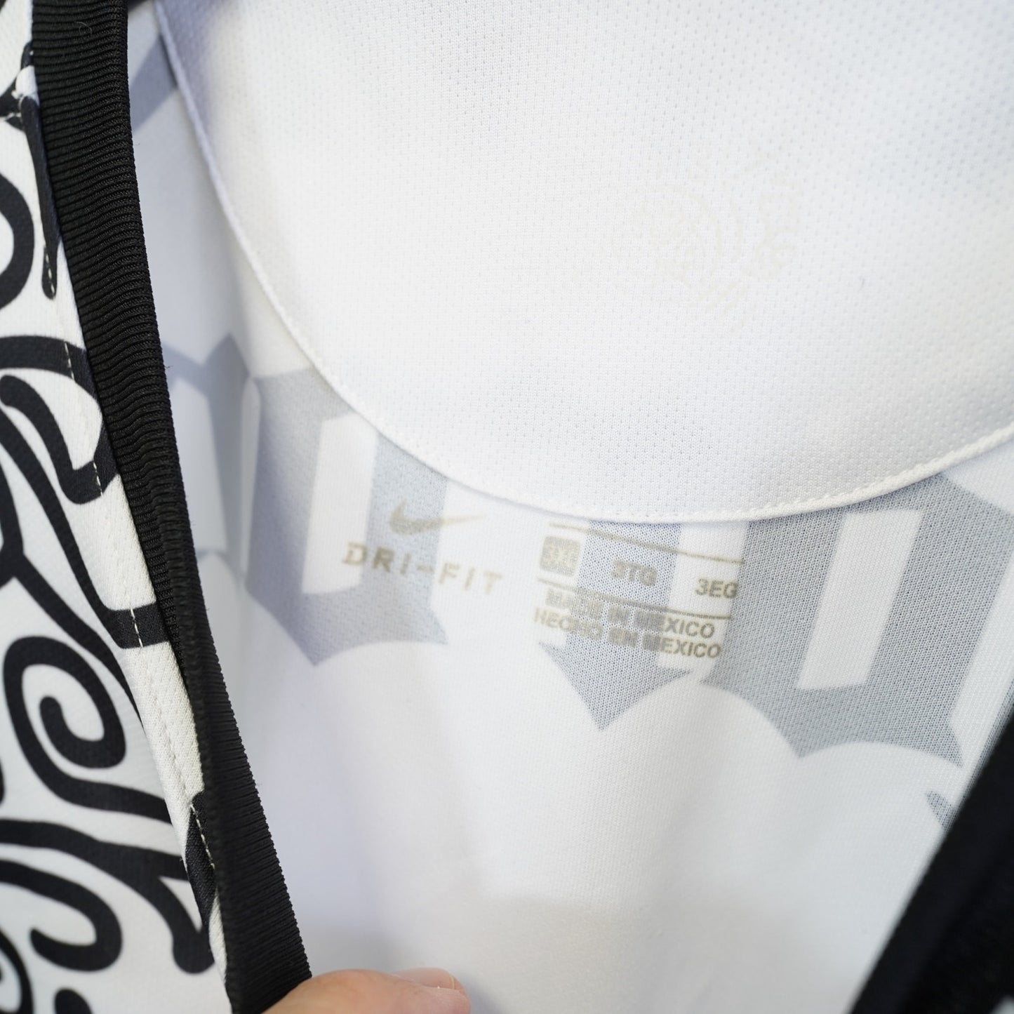 (3XL) Nike Club América 2020/21 Third Soccer Futbol Jersey Men's 3XL White Black Aztec