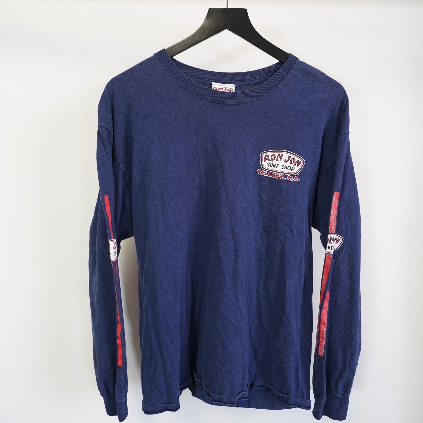 (L) Vintage Ron Jon Surf Shop Y2K Skate Long Sleeve T-Shirt Men's L 2000s Blue Retro