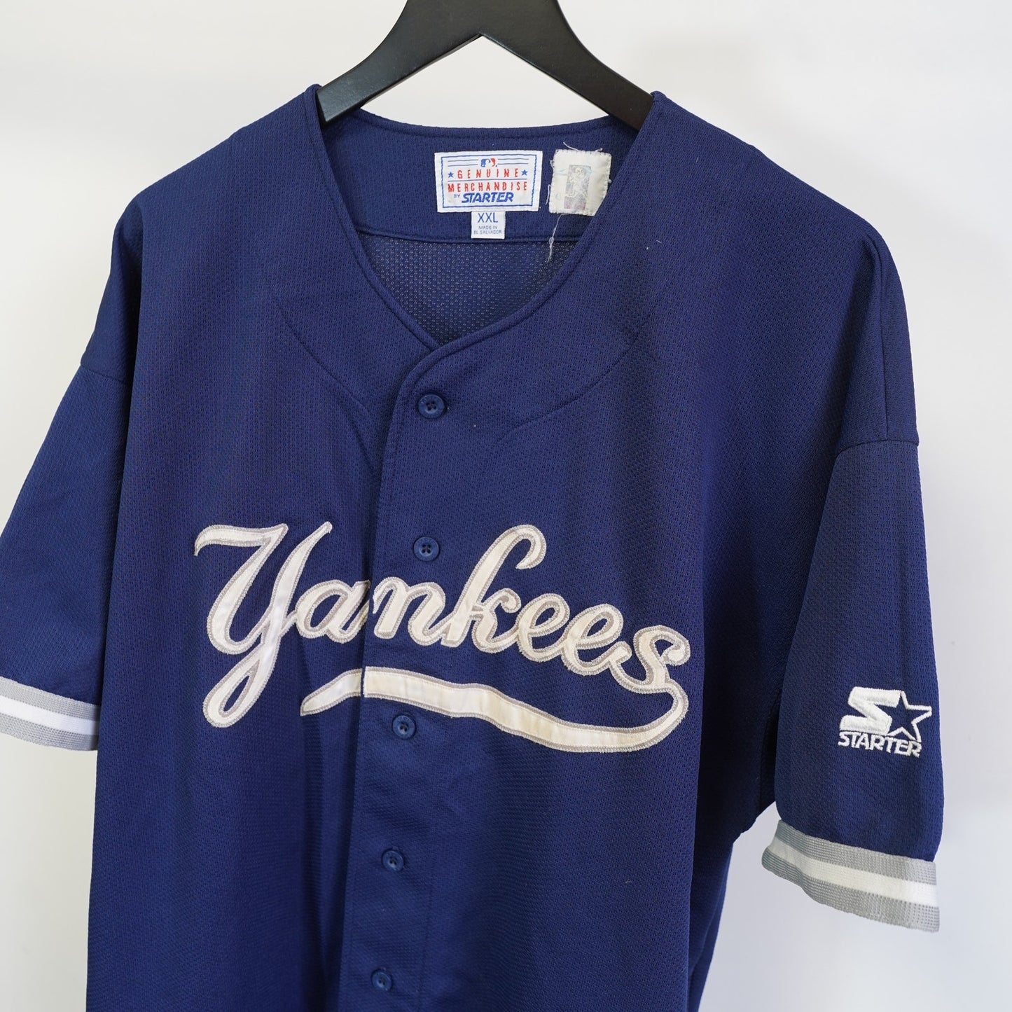 (2XL) Vintage New York Yankees Starter Baseball Jersey #24 Tino Martinez Men's 2XL MLB