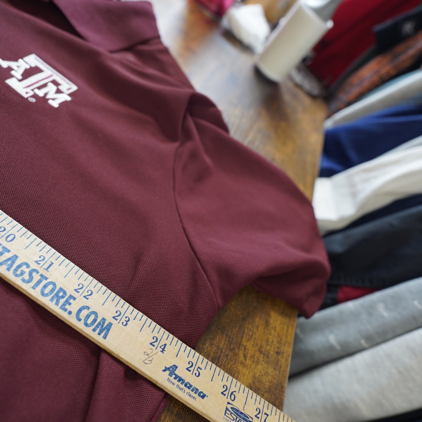 (XL) Texas A&M Aggies Antigua Performance Polo Shirt Sewn Men's XL Maroon ATM