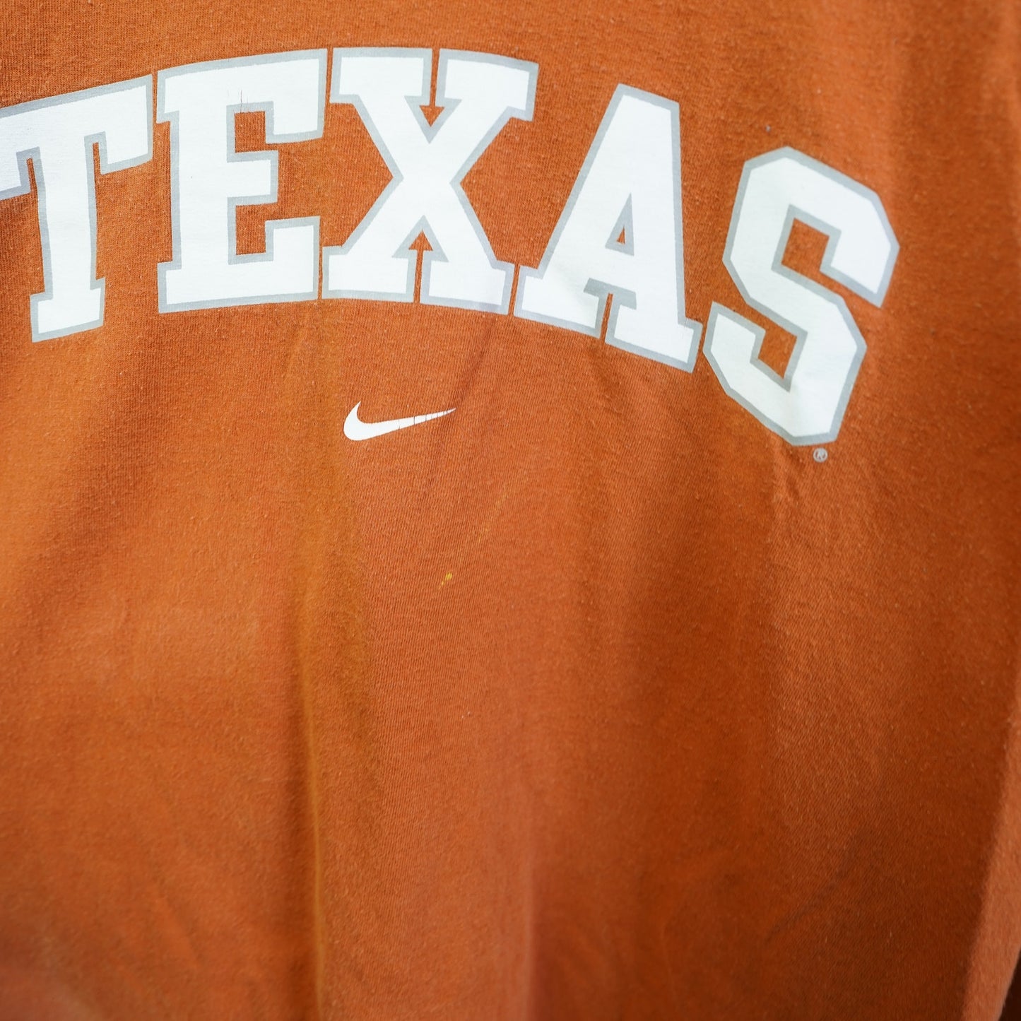 (XXL) Vintage Texas Longhorns Nike Center Swoosh Longsleeve T-Shirt Men's XXL Orange