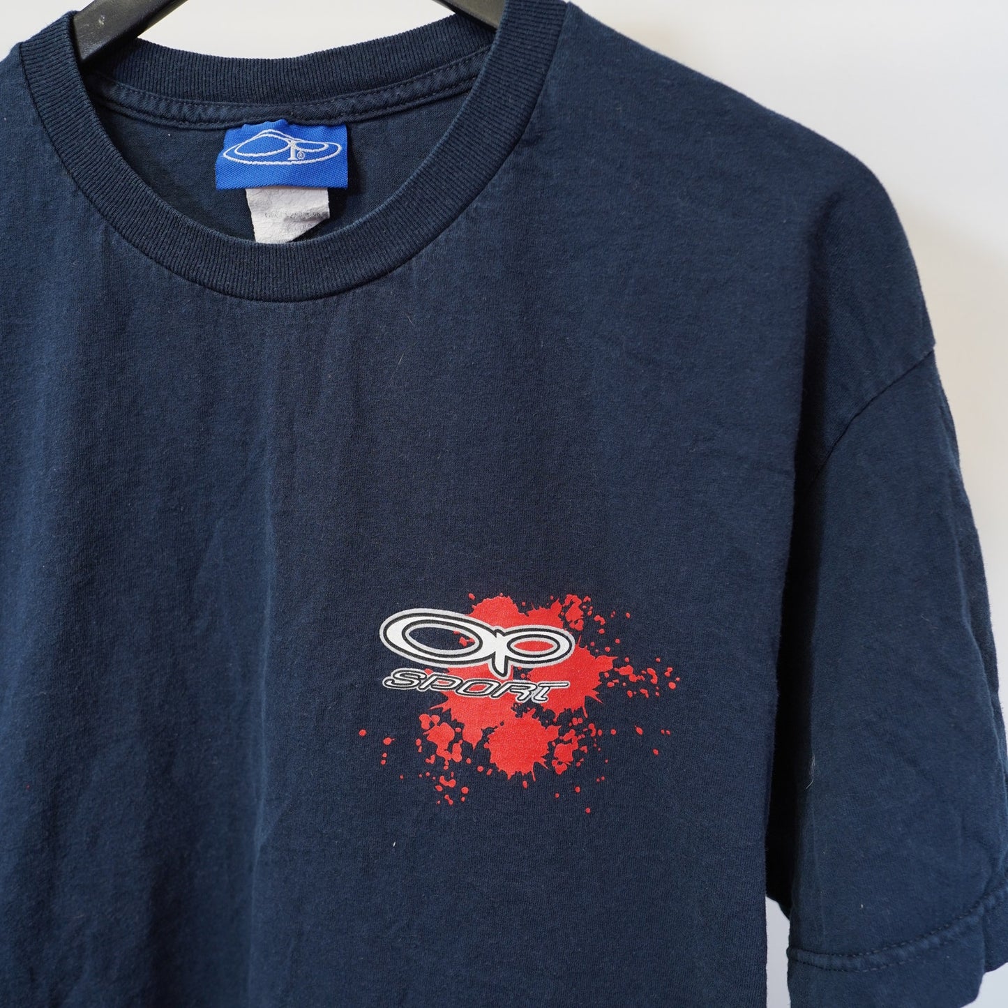 (XL) Vintage Ocean Pacific International Surf T-Shirt Men's XL Blue Y2K Skate 2000s