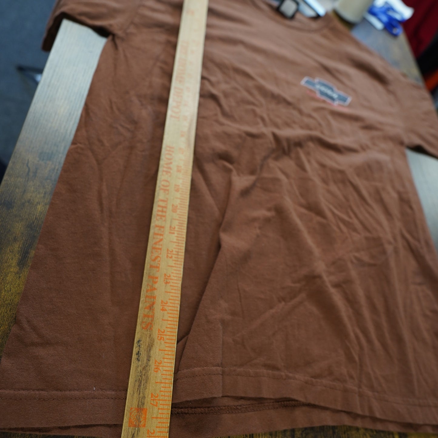 (L) Vintage Soul Built Tough Skate & Surf Jesus T-Shirt Men's L Brown Single Stitch