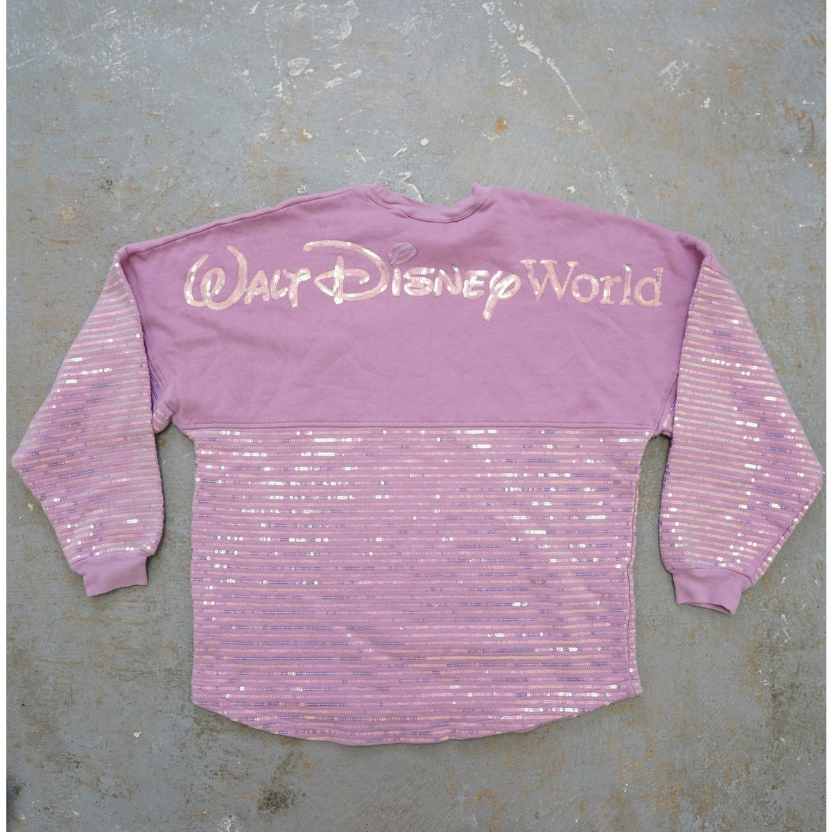 (M) Walt Disney World 50th Anniversary EARidescent Sequined Spirit Jersey Women's M