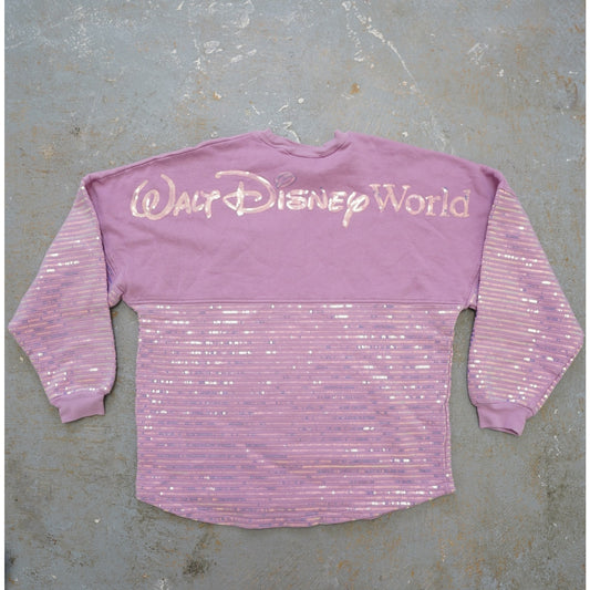 (M) Walt Disney World 50th Anniversary EARidescent Sequined Spirit Jersey Women's M
