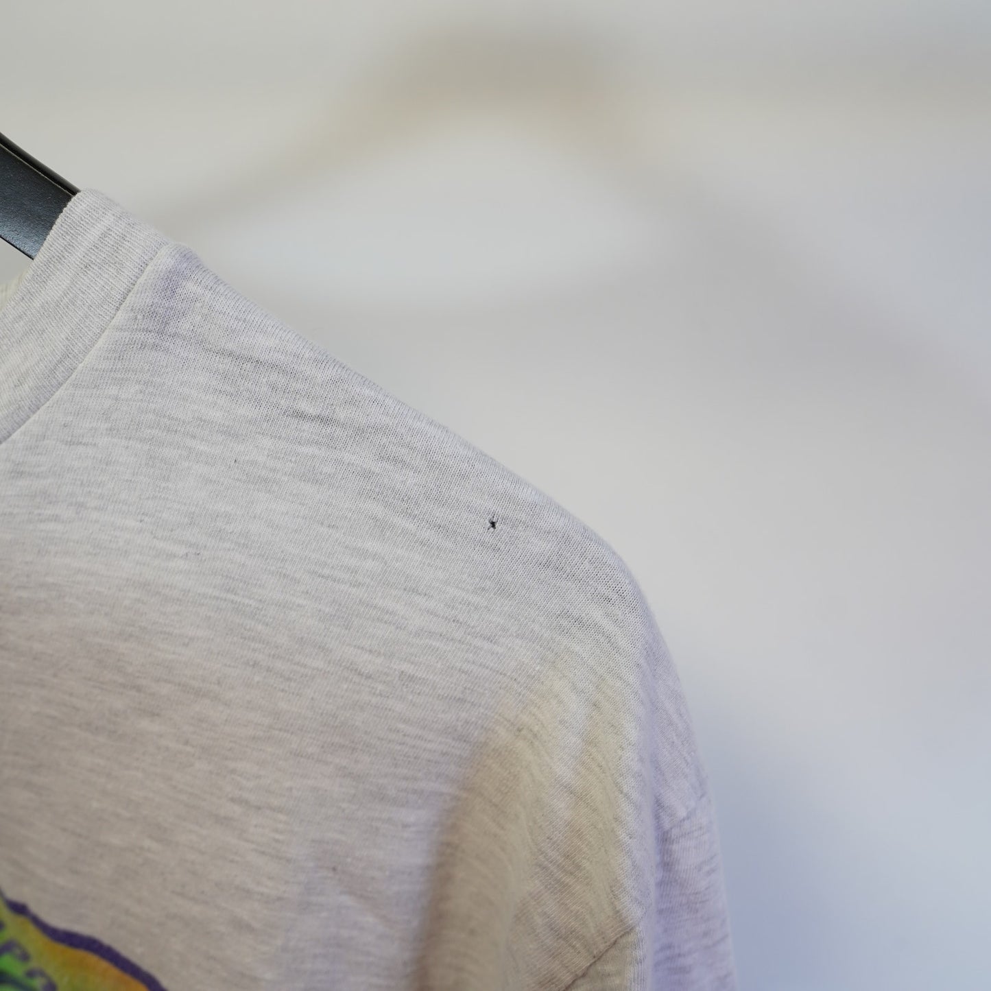 (L) Vintage Tampa Bay Devil Rays 90s Logo 7 Men's L Gray T-Shirt Retro MLB