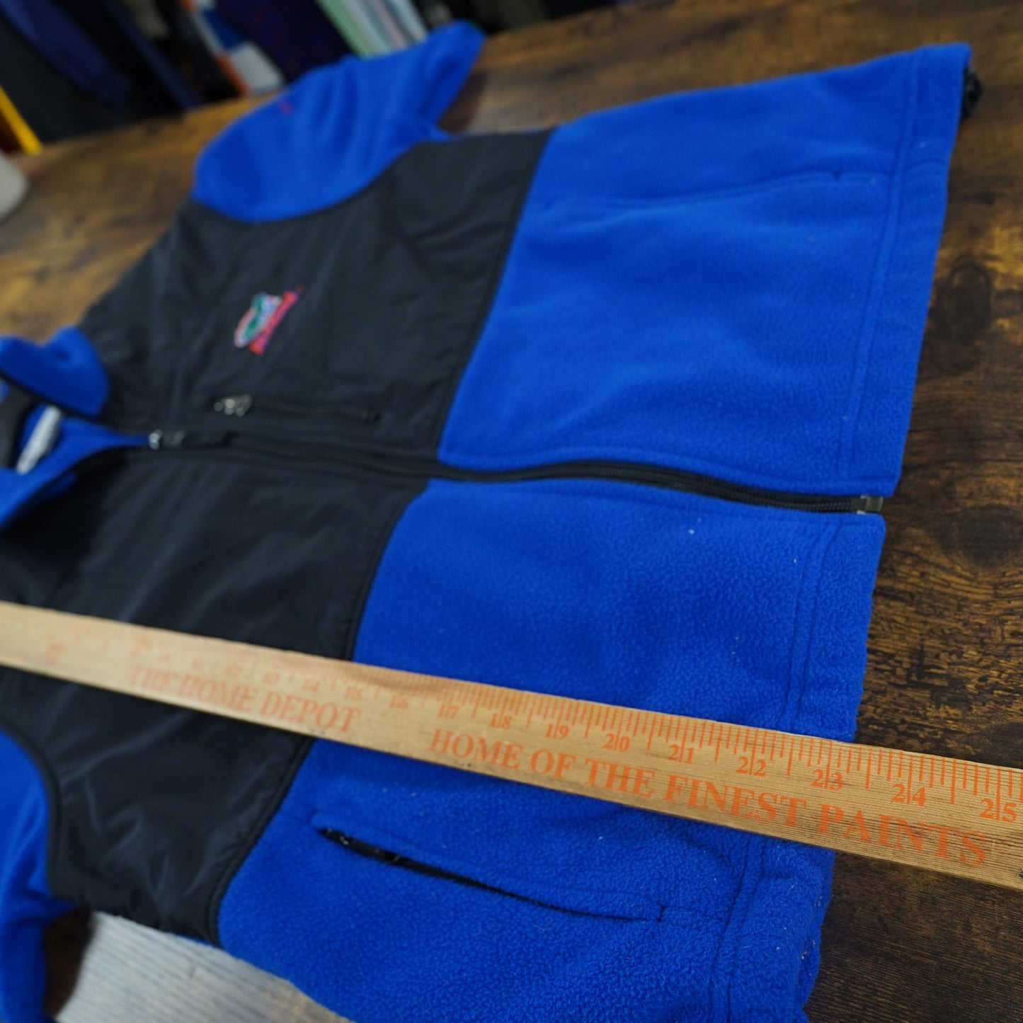 (S) University of Florida Gators Columbia Fleece Full Zip Jacket Men's S Sewn Blue