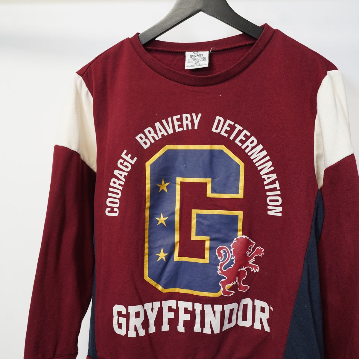 (Youth L) Harry Potter Wizarding World Gryffindor Sweatshirt Youth L 11-13 Maroon Retro