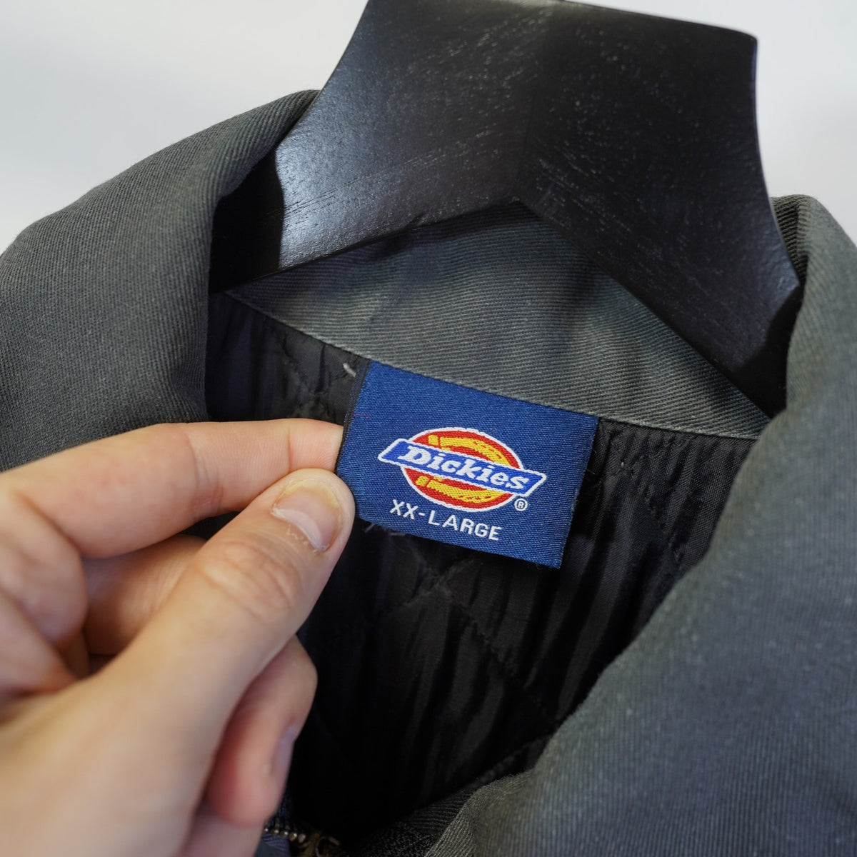 (XXL) Vintage Dickies Cut & Sew Two Tone Utility Workwear Jacket Men's XXL Gray Black
